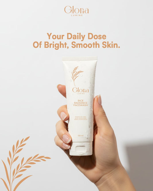 Gloria Lumine Rice Radiance Facewash – 120 ml